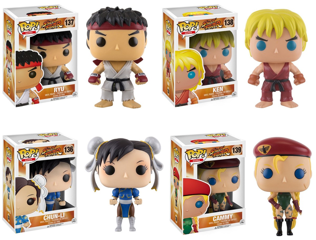 Funko POP! Games ~ STREET FIGHTER II VINYL FIGURE SET ~ Cammy