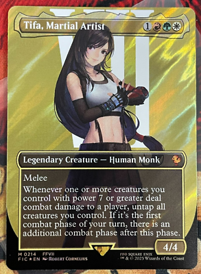 Mtg 格闘家、ティファ/Tifa, Martial Artistサージフォイル MTG Tifa