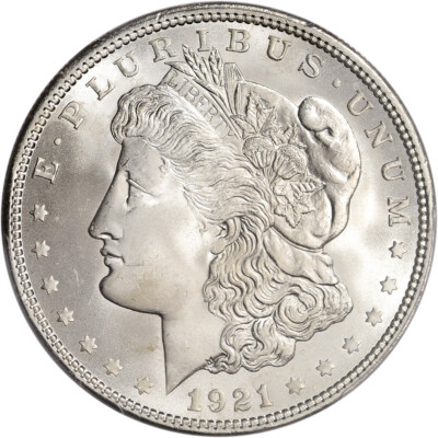 1921モルガンダラー銀貨 NGC MS64 1921 Morgan Silver Dollar Coin