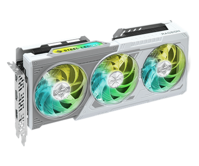 ASRock AMD Radeon RX 9060 XT Steel Legend 16GB OC Graphics Card