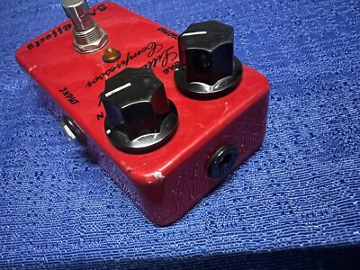 BMF Effects Little Red Compressor Guitar Pedal | eBay