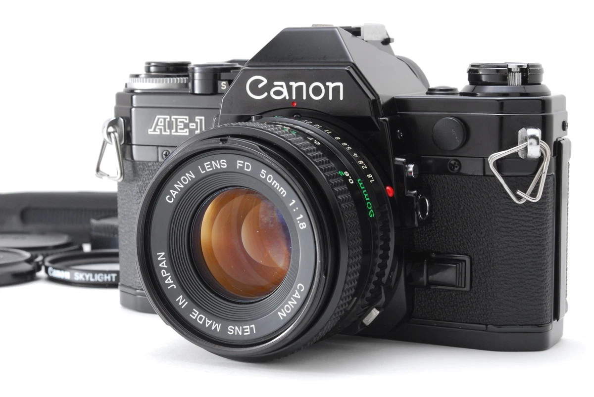 整備品 canon AE-1 black FD 50mm f1.8 s.c. Canon AE1 + FD 50mm F1.8