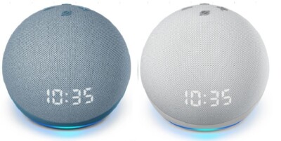 Amazon Echo Dot 4th Gen 2020 Smart Speaker with CLOCK Alexa WiFi