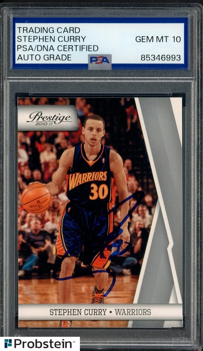 Panini Stephen Curry 10 Graded Basketball Sports Trading Cards