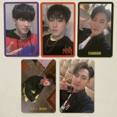 STRAY KIDS album Cle Miroh OFFICIAL PHOTO CARD CHANGBIN | eBay