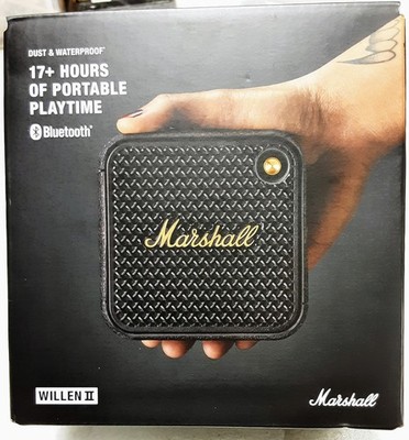 Marshall Willen II Portable Bluetooth Speaker (Black) BRAND NEW