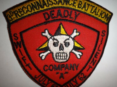 60年代 実物 米軍 3rd Recon Bn Mortalis パッチ｜3rd Recon Battalion