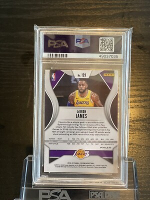 レブロン Prizm LeBron James red ice PSA 10! lebron james 2019