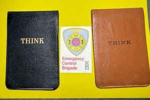 IBM 「THINK」壁掛け 60年代 / ビンテージ / 当時物 / 非売品 IBM