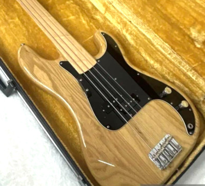 Fender Japan PB70-US Fretless Precision Bass Natural Made in Japan