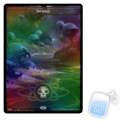 MTG SLP 0033 沼 / Swamp Foil Magic Con A Swamp · Secret Lair