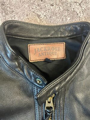 Jack Rose Rare Vintage Leather Jacket | eBay