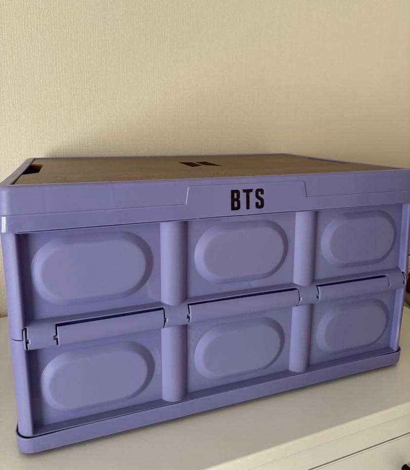 BTS Bangtan Boys Folding Container Official Fortune Box Purple