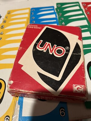 Vintage UNO Playing Cards 1979 Original Complete International
