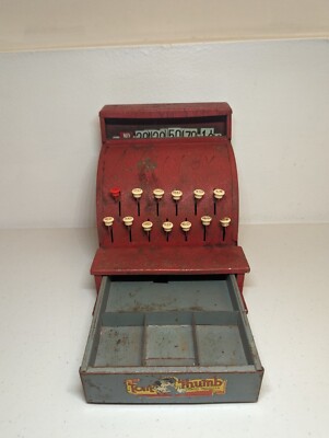 Vintage Tom Thumb Toy Cash Register - Western Stamping Co. | eBay