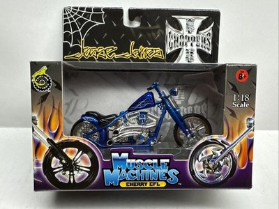 BT-5) 1/18 Muscle Machines Jesse James West Coast Choppers CHERRY