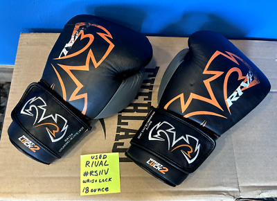 RIVAL RS11V EVOLUTION Sparring Boxing Gloves Black WRIST LOCK2