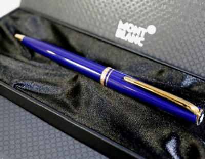 MONTBLANC Generation Blue/Gold Twisted Ballpoint pen wz/Box Super