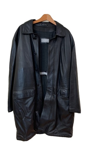 PAL ZILERI Concept Mens Brown Leather Jacket Size 48 | eBay