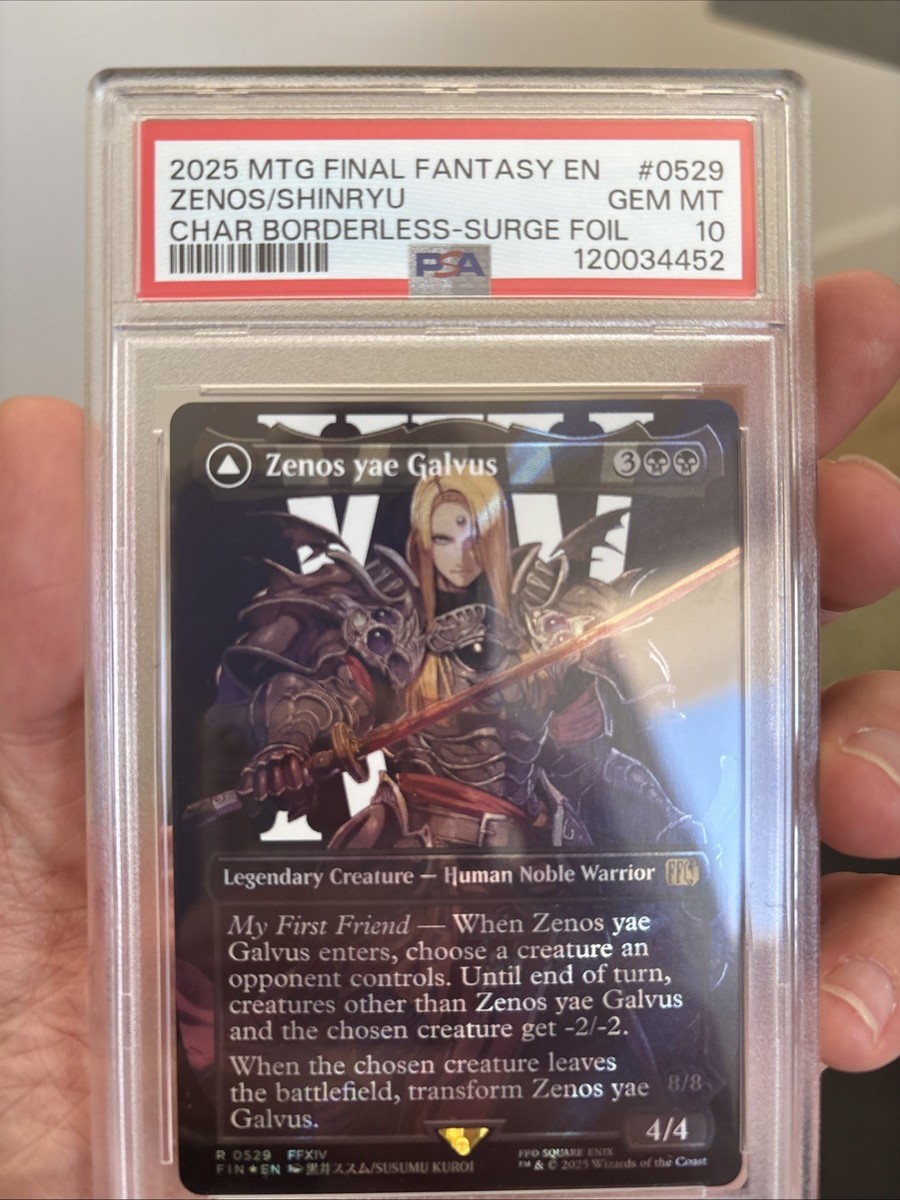 Zenos yae Galvus (Borderless) (Surge Foil) Final Fantasy Foil for