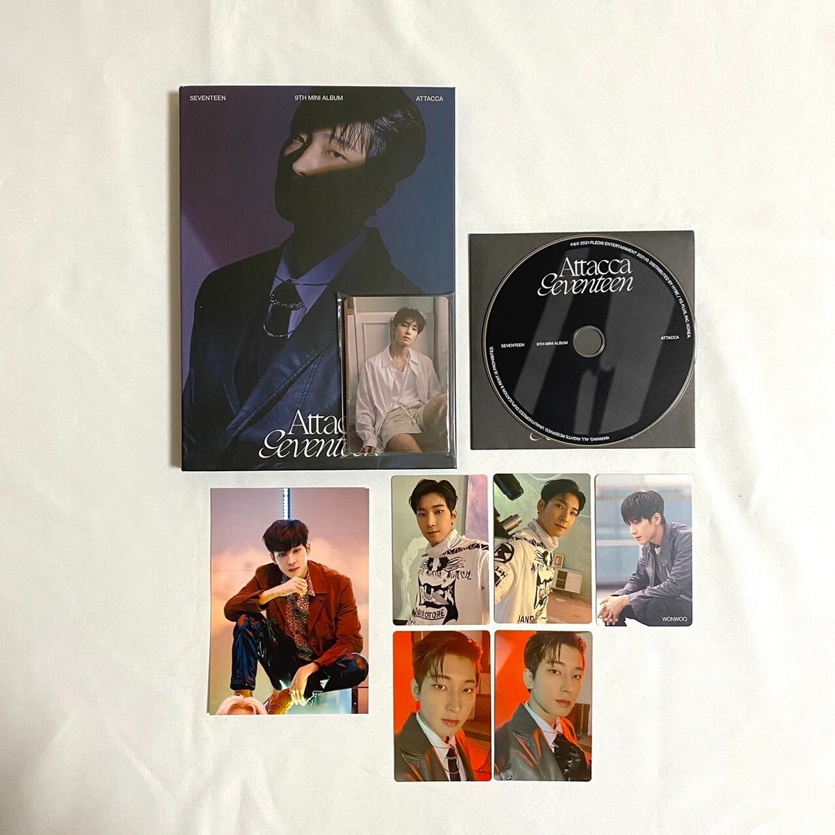SEVENTEEN 9th mini album attacca carat ver. Wonwoo set + Wonwoo
