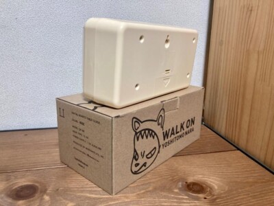 YOSHITOMO NARA Clock Design Flip PATAPATA CLOCK WALK ON Beige NEW