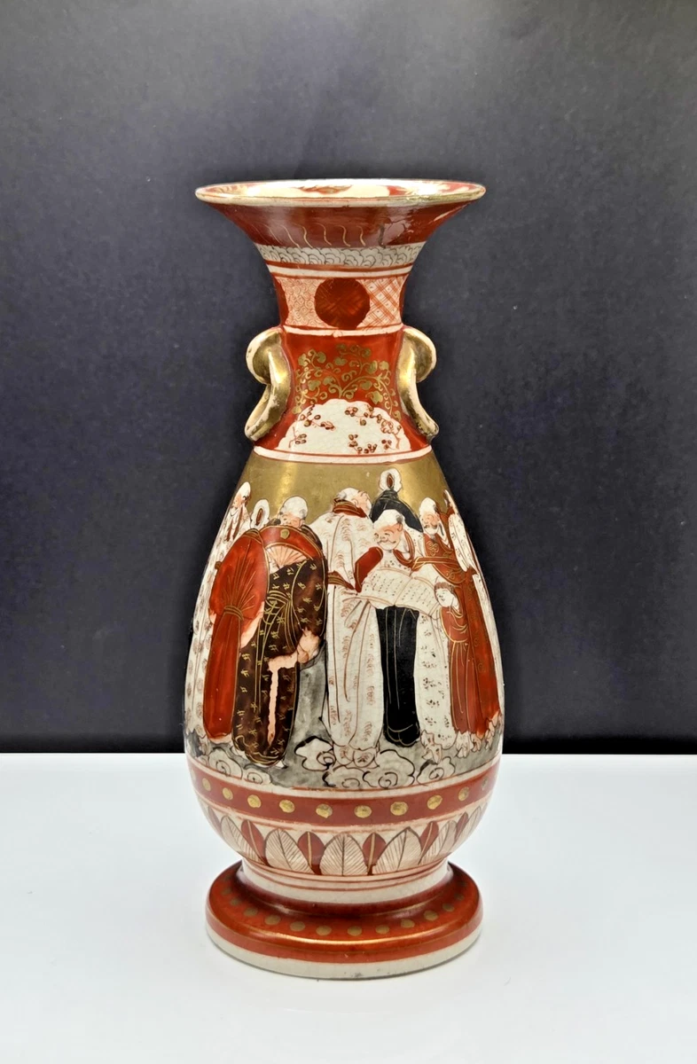 陶瓷日本古董花瓶| eBay