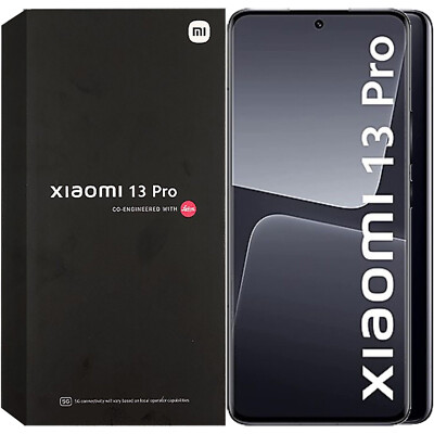 Xiaomi 13 Pro 5G Ceramic Black 256GB + 12GB Dual-Sim Factory