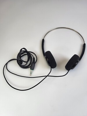 Vintage Sony MDR-006 Headphones Black Over the Ear Headphones