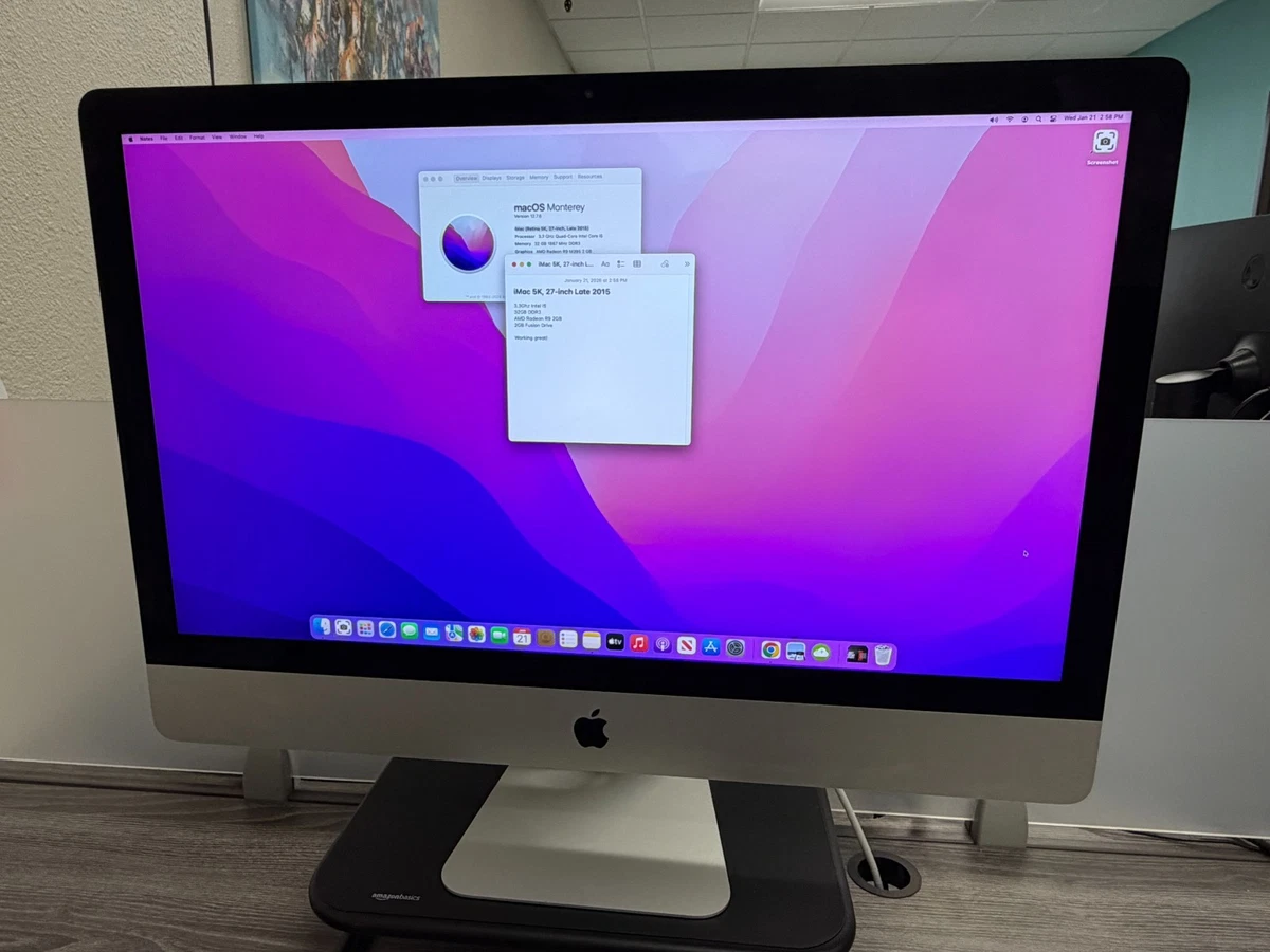 Apple iMac 32 GB RAM 2015 Apple Desktops & All-In-One Computers