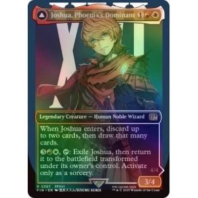 Foil Joshua, Phoenix's Dominant (borderless) M/NM Magic MTG Final