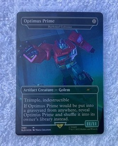 MTG Optimus Prime vs. Megatron Foil Transformers: Optimus Prime vs