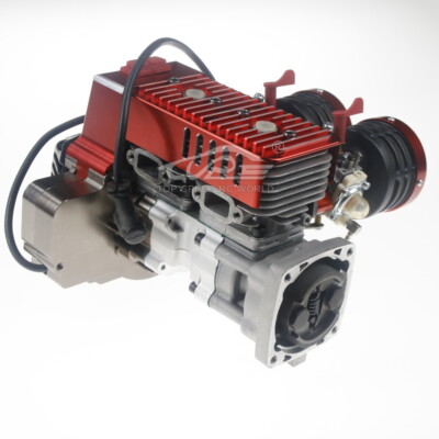 CNC Metal 58CC Two Twin Cylinders Engine Kit For 1/5 HPI RV Baja