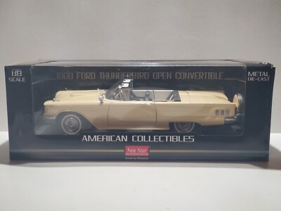 Sun Star 1960 Ford Thunderbird Convertible 1:18 Diecast Model Car