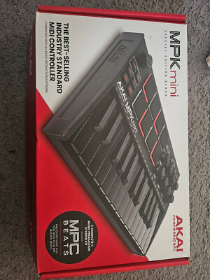 Akai MPK Mini MKII Keyboard Controller Special Edition - Black on