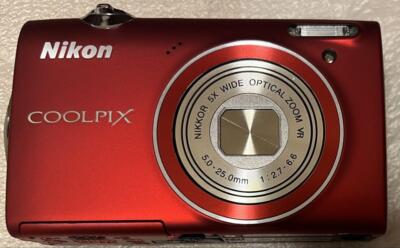 Nikon COOLPIX S5100 レッド ニコン コンデジ デジカメ Nikon coolpix