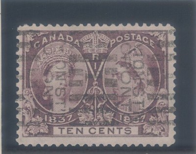 カナダ 1897 Diamond Jubilee 6c 未使用1種 カナダ 1897 Diamond