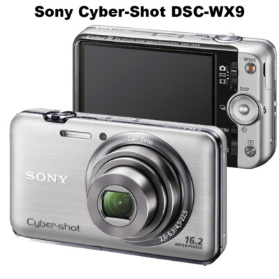 SONY Cyber-Shot DSC-WX9 16.2MP 5X Optical Zoom Digital Camera | eBay