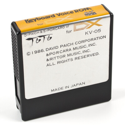 DTM・DAW YAMAHA DX7 Voice Rom TOTO DTM・DAW YAMAHA DX7 Voice Rom