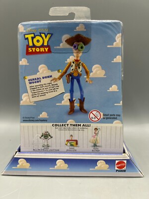 TOY STORY Movie Collectibles CEREAL DUNK WOODY 2009 NIB Toys R Us