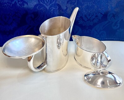 German Christoph Widmann MCM Silver Plated TeaPot And Creamer