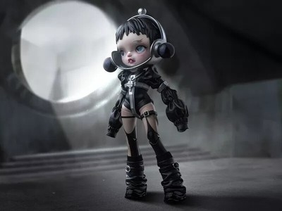 SKULLPANDA The Unknown 1/6 アクションフィギュア ポップマート