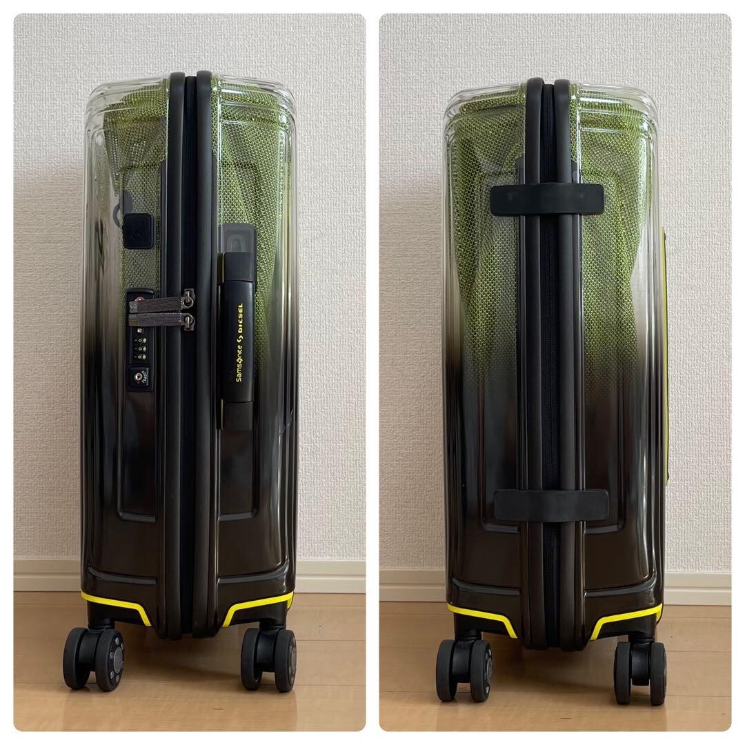 サムソナイト | ネオパルス×ディーゼル スピナー55 Black/Yellow