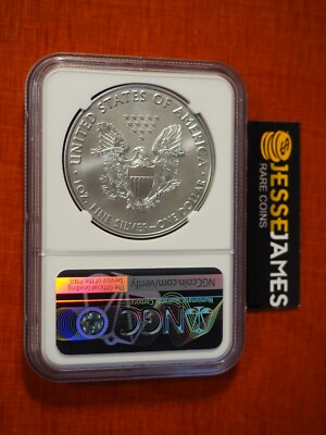 銀貨 Struck at San Francisco 2021 MS70 2021 (S) SILVER EAGLE NGC