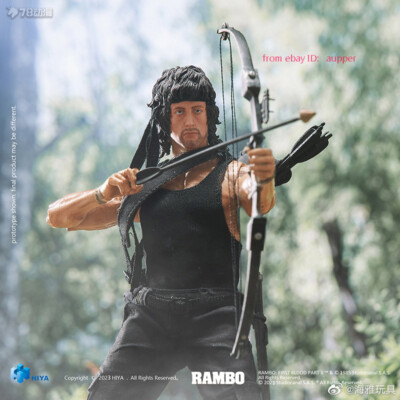 Perfect Hiya Toys First Blood 2 Rambo 1/12 Action Figure New Toy