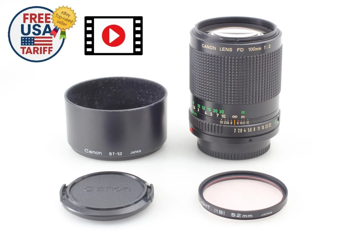Canon f/2 Camera Lenses 100mm Focal for sale | eBay