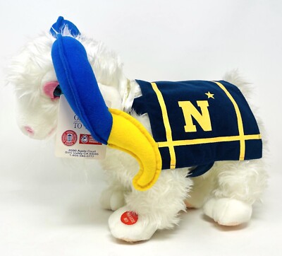 Vintage USNA US Naval Academy Mascot BILL The GOAT Plush - It's