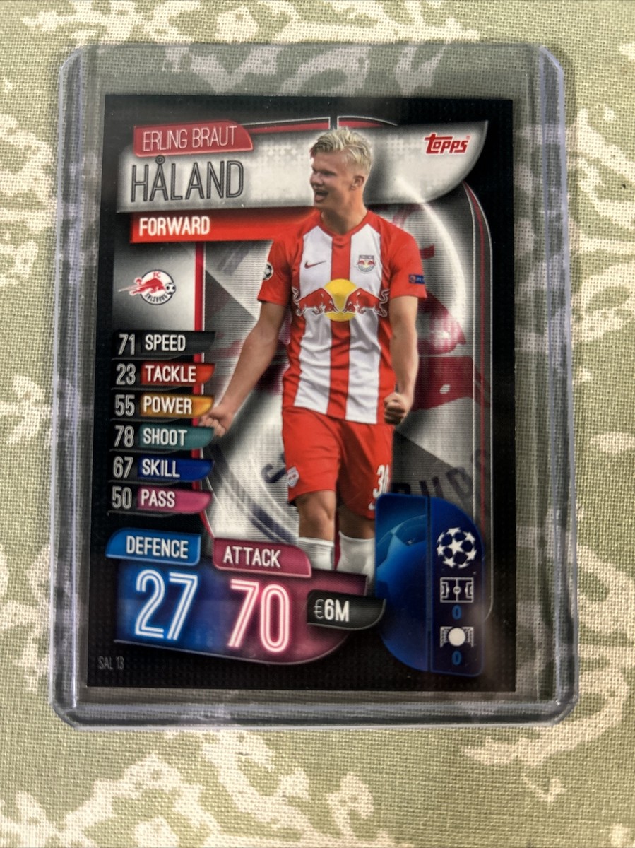 ハーランド サインカード haaland サッカー メッシ topps ハーランド