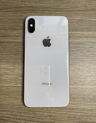 Apple iPhone X - 64GB - Silver (Unlocked) A1865 (CDMA + GSM