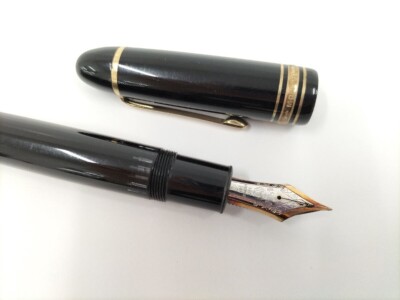 Montblanc Meisterstuck 149 14C 4810 585 Black Fountain Pen | eBay